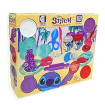 Massinha de Modelar Stitch Disney Cotiplás Confeitaria com 4 Potes 6 Molde - Ctiplas In Art.plast. L