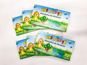 Massinha de Modelar Uni Duni Tê - 12 cores - Kit com 6 caixas Massinha de Modelar Uni Duni Tê - 12 cores - Kit com 6 caixas