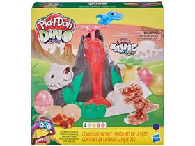 Massinha Dino Crew Play-Doh Ilha de Lava - Hasbro com Acessórios