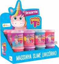 Massinha Divertida Slime Unicórnio Pote 152G 12Un - Gelelé