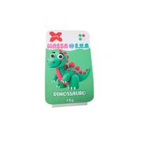 Massinha EVA 4 Cores Com Forminha Dinossauro 28g