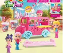 Massinha Food Truck Divertido Kit Brinquedo Infantil Massa Modelar Colorida Massinha Food Truck Divertido Kit Brinquedo Infantil Massa Modelar Colorida