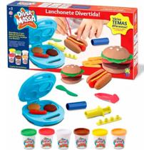 Massinha Lanchonete Divertida Diver Massa 8057 - Divertoys