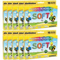 Massinha Masa De Modelar Soft - 10 Caixas Com 12 Und Em Cada Massinha Masa De Modelar Soft - 10 Caixas Com 12 Und Em Cada