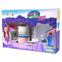 Massinha Modelar Areia Cinética Algodão 800gr Colorida Com Potes E Espátulas Massinha Modelar Areia Cinética Algodão 800gr Colorida Com Potes E Espátulas
