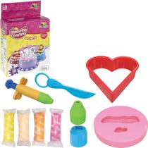 Massinha Modelar Bolo Confeitaria Fominhas - 10 Peças