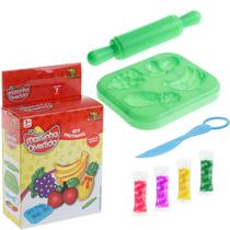 Massinha Modelar Frutas Frutinha Uva Morango Fominha 7 Pçs Massinha Modelar Frutas Frutinha Uva Morango Fominha 7 Pçs