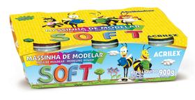 Massinha P/ Modelar 07306 Soft C/6 Cores