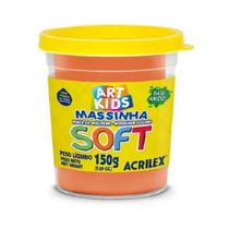 Massinha Para Modelar Art Kids Soft 150g Laranja