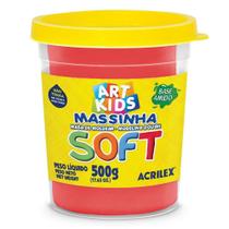 Massinha para Modelar Escolar Soft - 500g - Acrilex - VERMELHO Massinha para Modelar Escolar Soft - 500g - Acrilex - VERMELHO