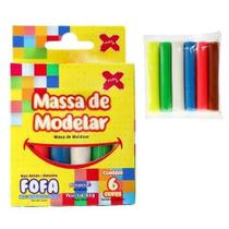 Massinha Para Modelar Fofa 6 Cores 90g 13322 Make+