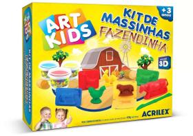 Massinha para Modelar Kit De Massinhas Fazendinha Art Kids