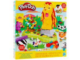 Massinha Play-Doh Amigos Coloridos da Selva - com Acessórios Hasbro
