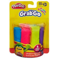 Massinha Play Doh Bastao Grab n Go com 6 Cores Hasbro A2762