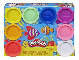 Massinha Play Doh Classic Com 8 Potes Sortidos Hasbro