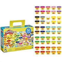 Massinha Play-Doh - Conjunto 50 potes de massinha - Hasbro