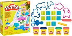 Massinha Play-Doh Conjunto Brincar e Aprender - 5 Potes