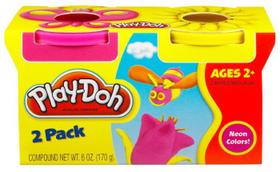 Massinha Play Doh - Cores Neon 2 Cores - Hasbro