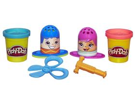 Massinha Play-Doh Criar e Cortar Cabelo - Hasbro com Acessórios