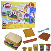 Massinha Play-Doh Hora do Café com Snakes e Sanduiches Massinha Play-Doh Hora do Café com Snakes e Sanduiches