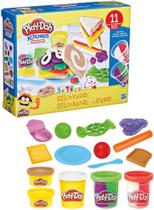 Massinha Play Doh Kitchen Creations Sanduíches Coloridos