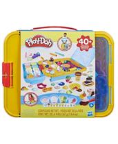 Massinha Play-Doh Super Kit De Sobremesas +40 Acessórios