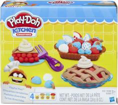 Massinha Play Doh Tortas Divertidas com 04 Potes de Massa