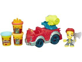 Massinha Play-Doh Town Carro de Bombeiro - Hasbro com Acessórios