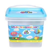 Massinha Soft Balde 40X50g Cores Sortidas - Utiguti