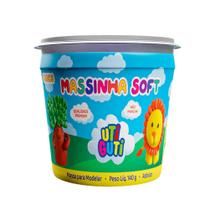 Massinha Soft Utiguti Pote 140g Azul Claro - Uti Guti