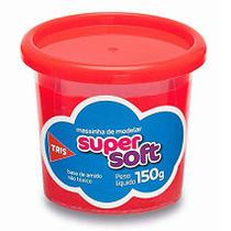 Massinha Tris Super Soft 150 g Vermelho 688404 688404