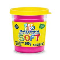 Massinhas de Modelar Soft Pote Grande 500G Acrilex