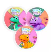 Massinhas Modeladoras Estica Pula Slime - Dinossauro Variados Massinhas Modeladoras Estica Pula Slime - Dinossauro Variados