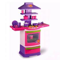 Master Fogao Infantil Big Chef com Acessorios 5566 - Poliplac Master Fogao Infantil Big Chef com Acessorios 5566 - Poliplac