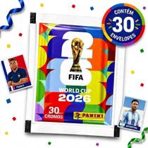 Master kit 30 envelopes figurinha copa do mundo 2026 original com nota 210 unidades