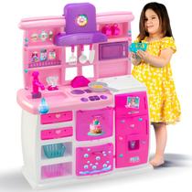 Master Magic Toys Cozinha Completa Brinquedo Pia Que Sai Água Geladeira E Forno - Magic Toys