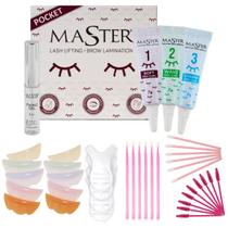 Master Pocket Kit Brow Lamination Escovinha Microbrush Lash