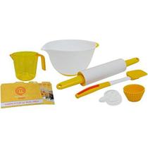 MasterChef Junior Baking Kitchen Set - 7 Pc. Kit inclui ferramentas de cozinha reais para crianças e receitas