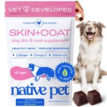 Masticables Native Pet Omega para Piel y Pelaje, 30 Unidades