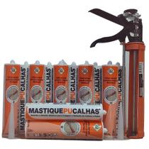 Mastique PU Calhas Original (kit C/ 12 Tubos + Aplicador) Mastique PU Calhas Original (kit C/ 12 Tubos + Aplicador)
