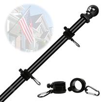 Mastro de Bandeira NQ 1,5m Aço Inoxidável para Exterior com Anel Giratório 360 Mastro de Bandeira NQ 1,5m Aço Inoxidável para Exterior com Anel Giratório 360