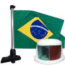 Mastro Regulável Com Luz De Navegação Bb-B Com Bandeira