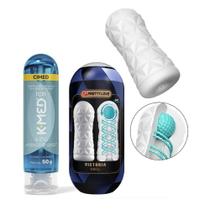 Masturbador 360 graus e Lubrificante Ice K-med 50g