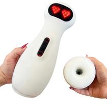 Masturbador com Vibração Potente Com Voz Gemido Sucção