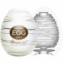 Masturbador Masculino Egg Silk Estimulador Portátil em Silicone