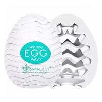 Masturbador Masculino Egg Wavy Estimulador Portátil em Silicone Puro Prazer