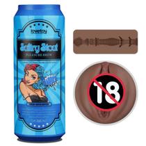 Masturbador Masculino Formato de Vagina em Lata de Cerveja Sultry Stout Marrom Lovetoy Masturbador Masculino Formato de Vagina em Lata de Cerveja Sultry Stout Marrom Lovetoy