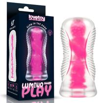 Masturbador Masculino Lanterna Brilha no Escuro 6.0'' Lumino Play Pink Glow - Lovetoy