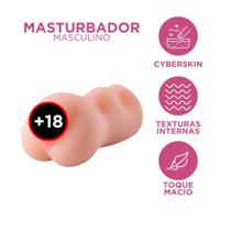 Masturbador Masculino Realístico em Cyberskin Macia