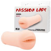 Masturbador Passion Lady Angel Formato Boca Ondulações para Penetração Silicone Texturizado - Portal do Prazer
